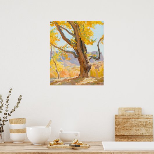 Oktober Ochtend door Maynard Dixon Poster (Keuken)