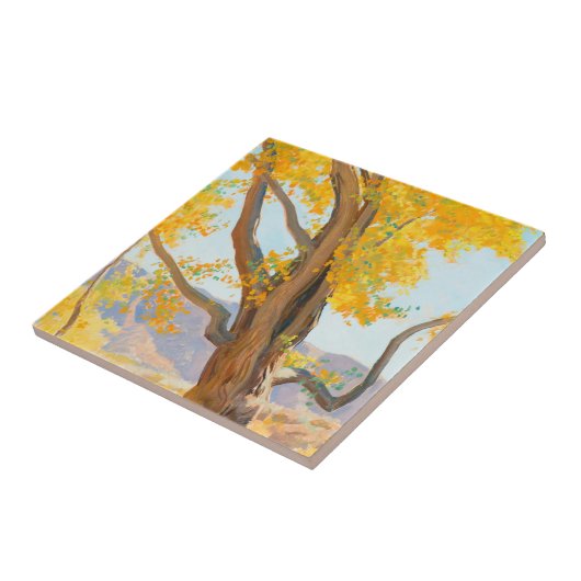 Oktober Ochtend door Maynard Dixon Tegeltje (Zijkant)