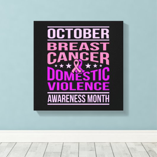 Oktober ondersteuning maand maand maand maand maan canvas afdruk (Insitu (Houten vloer))