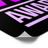 Oktober ondersteuning maand maand maand maand maan poster (Hoek)