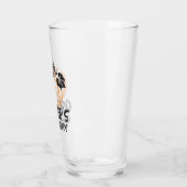 Oktober Oranje charme: boeiend pompoen silhouet Glas (Links)