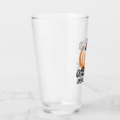 Oktober Oranje charme: boeiend pompoen silhouet Glas (Rechts)