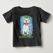 Oktober, Pitbull Awareness Month T-Shirt (Voorkant)