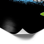 Oktober, Pitbull Awareness Month T-Shirt Grocery B Perfect Poster (Hoek)