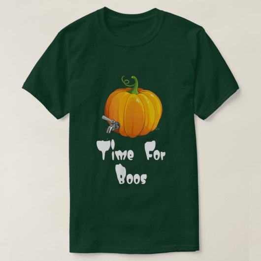 Oktober pomkin brouwtijd voor Boos T-shirt (Design voorkant)