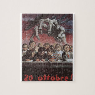 Oktober Propaganda Poster Legpuzzel
