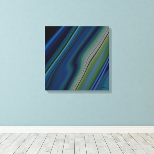 Oktober Regen Canvas Afdruk (Insitu (Houten vloer))