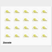 oktober ronde sticker (Vel)