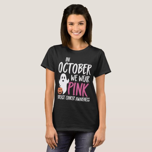 Oktober Roze Borstkanker Awareness Sale T-shirt (Voorkant volledig)