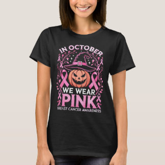 Oktober Roze Borstkanker T-shirt