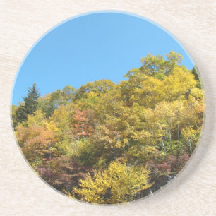 Oktober Sky in de Blue Ridge Mountains Zandsteen Onderzetter