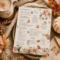 Oktober Sociale Club Veldgids Ansichtkaart