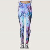 Oktober Sterrennacht Leggings Blue (Voorkant)