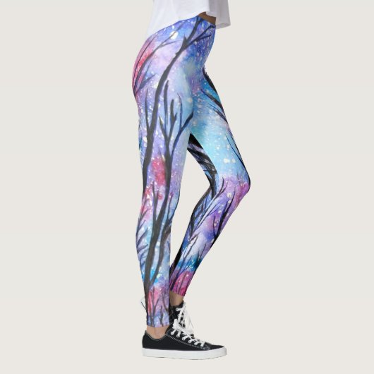 Oktober Sterrennacht Leggings Blue (Rechts)