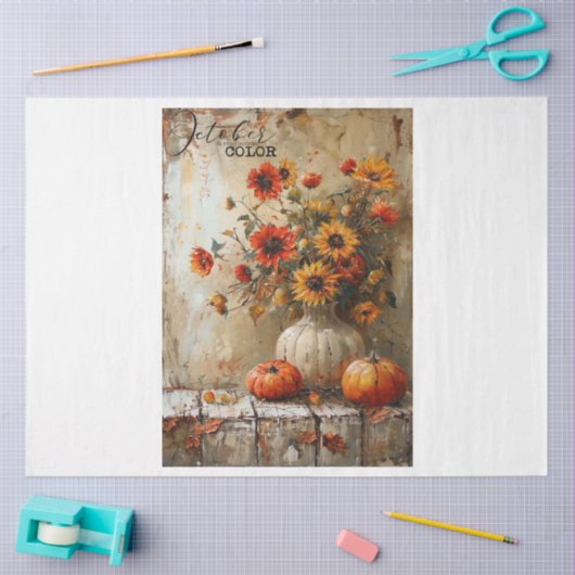 oktober tissuepapier (Craft)