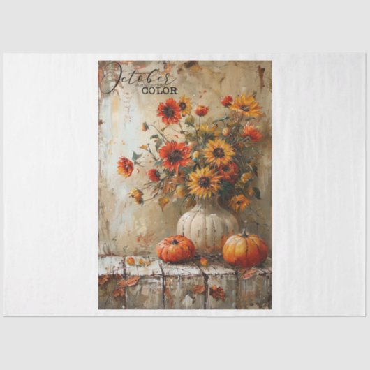 oktober tissuepapier (Voorkant)