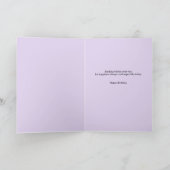 Oktober tot november Geboortebloem Custom Birthday Kaart (Binnen)