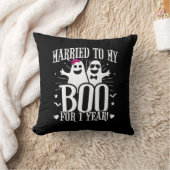 Oktober Trouwdag Verjaardag Grappig 1e Trouwdag Kussen (Deken)