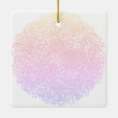 Oktober Verjaardag Angel verjaardag aangepaste orn Keramisch Ornament (Achterkant)