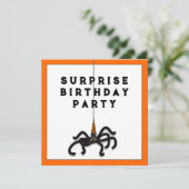 Oktober Verrassingsfeest Kaart (Staand voorkant)
