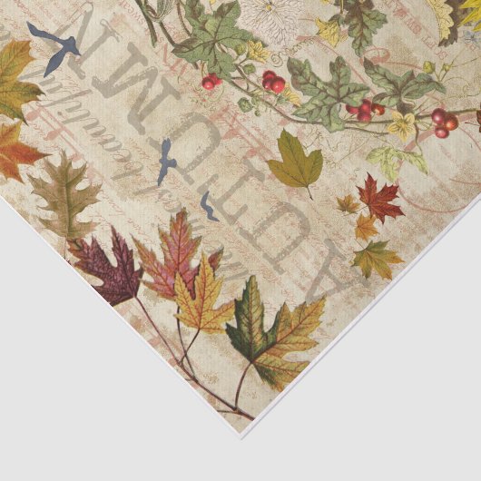 Oktober Vibes Tissuepapier (Detail)