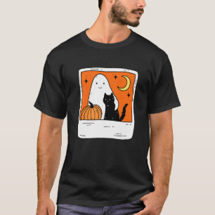 Oktober voor ooit met grappige pompoen en zwarte k t-shirt