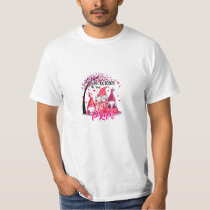 Oktober We Draag Pink Gnomes T-shirt
