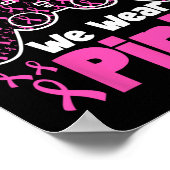 Oktober We Draag Roze Borstkanker Gaming Kinder Jo Poster (Hoek)