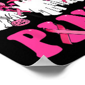 Oktober We Draag Roze Borstkanker Geesten Hallowee Poster (Hoek)