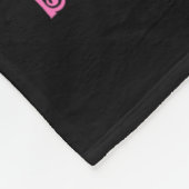 Oktober We Draag Roze Borstkanker Vrouwen Ghost Ha Fleece Deken (Hoek)