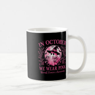 Oktober we Draag roze borstkankerbewustzijn Hallo Koffiemok