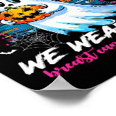 Oktober We Draag Roze met Ghost Borstkanker Award Poster (Hoek)