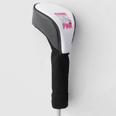 Oktober We Draag Roze Verpleegster Borstkanker Bew Golfheadcover (Schuin)