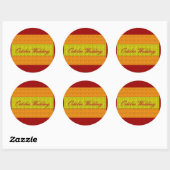 "Oktober Wedding" Elegant Sticker (Vel)