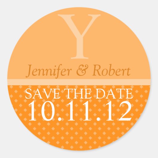 Oktober Wedding Envelope Seal Stickers (Voorkant)