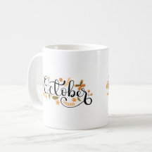 Oktober Whimsy - Herfst Vlinder & Bloemen Script