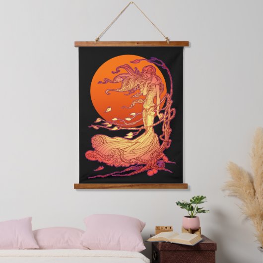 Oktober Wind Hangend Wandkleed (Slaapkamer)