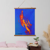 Oktober Wind Kleurrijke Tapestry diep blauw en gou Hangend Wandkleed (Slaapkamer)