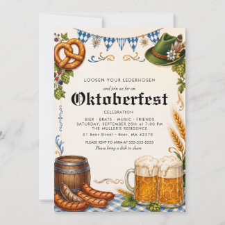 Oktoberfeest Duits festival Bier Beierse Kaart