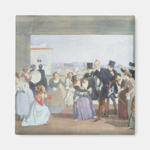 Oktoberfeest in Rome, 1842 Magneet