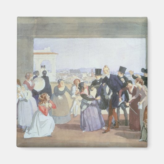 Oktoberfeest in Rome, 1842 Magneet (Voorkant)