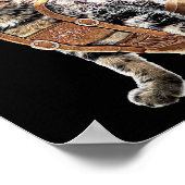 Oktoberfeest Kat Beierse Lederhosen Kostuum Alpi Poster (Hoek)