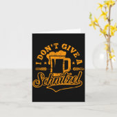 Oktoberfes Het Kan Me Niks Schelen Een Schnitzel B Kaart (Gele Bloem)