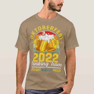 Oktoberfest 2022 Drink Team Laten we Schnitzel hal T-shirt