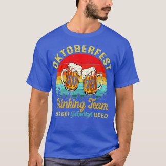 Oktoberfest 2022 Drink Team Laten we Schnitzel hal T-shirt