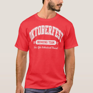 Oktoberfest 2023 Drink teamleden krijgen Schnitzel T-shirt