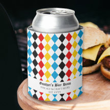 Oktoberfest aangepaste tekst Blauw zwart rood geel