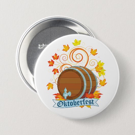 Oktoberfest Barrel Button (Voorkant /achterkant)