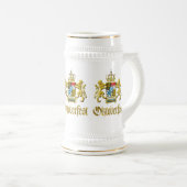 Oktoberfest Bavaria Crest Beer Stein Bierpul (Voorkant rechts)