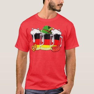 Oktoberfest Bavarian München Beer German Flag Beer T-shirt
